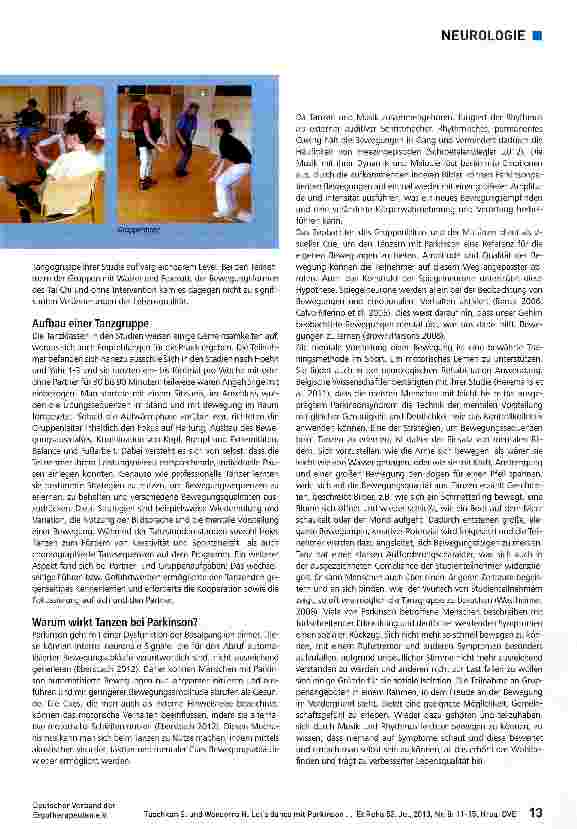Vorschauseite 3: Let s Dance mit Parkinson
