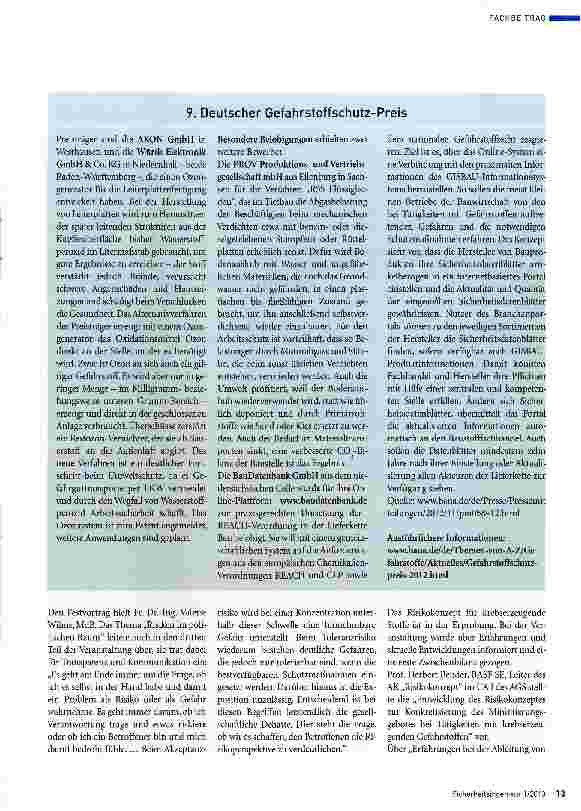 Vorschauseite 2: Neues aus dem AGS