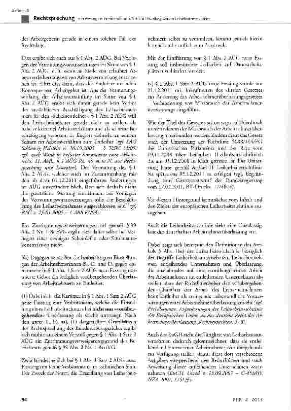 Vorschauseite 5: Zustimmung des Betriebsrats zur befristeten Einstellung von vier Leiharbeitnehmerinnen