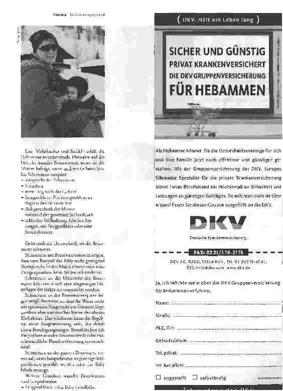 Vorschauseite 2: Stillmanagement bei wunden Brustwarzen
