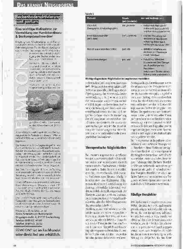Vorschauseite 2: Angeborene Herzfehler