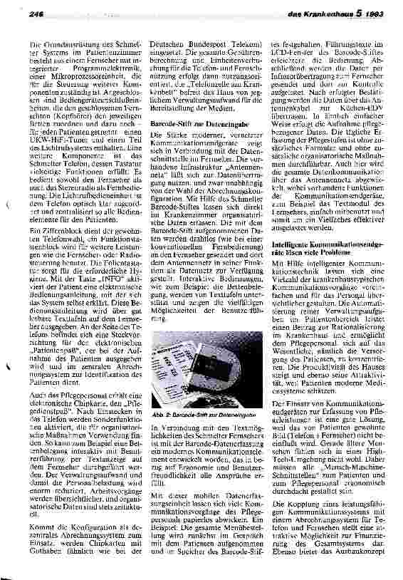 Vorschauseite 3: Mobile Datenerfassung Kommunikationsendgeräte im Krankenhaus Neue Möglichkeiten der Datenerfassung