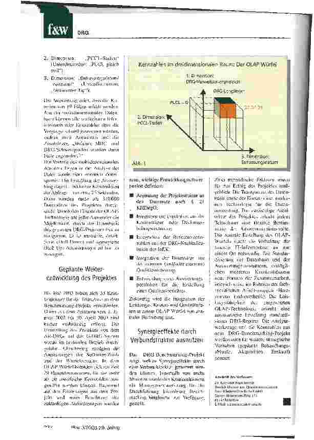 Vorschauseite 3: Von den Besten lernen kann nur, wer die Besten kennt Erfahrungsbericht eines DRG-Benchmarking-Projektes im Sana-Klinikverbund