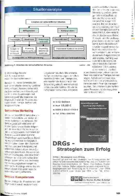 Vorschauseite 2: Handeln oder untergehen Die strategische Neuausrichtung einer Reha-Klinik