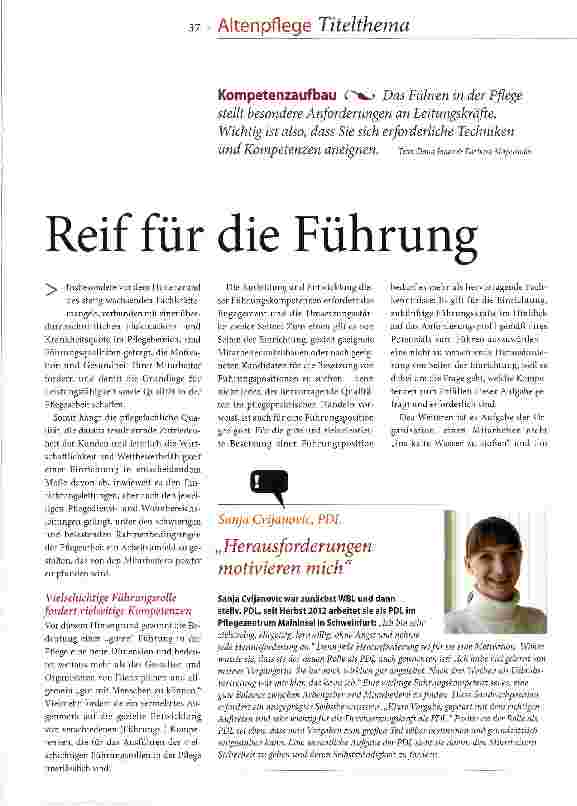 Vorschauseite 2: Reif für die Führung