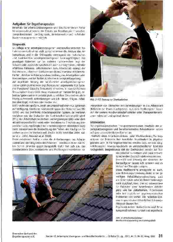 Vorschauseite 2: Arbeitsplatzbezogene und Berufsorientierte Rehabilitation