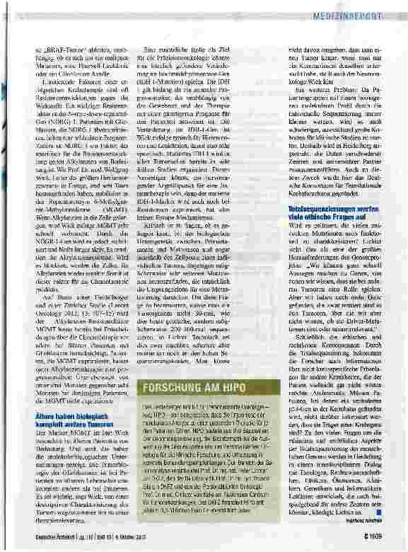 Vorschauseite 2: Therapie im „Genzeitalter