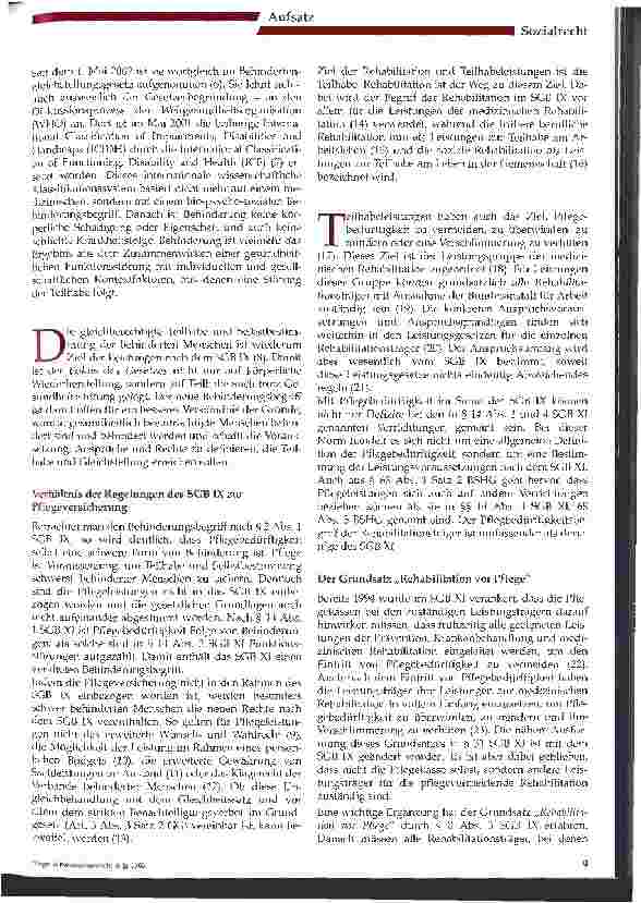 Vorschauseite 2: Rechtliche Grundlagen der pflegevermeidenden Rehabilitation
