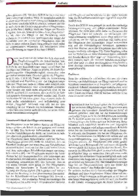 Vorschauseite 4: Rechtliche Grundlagen der pflegevermeidenden Rehabilitation