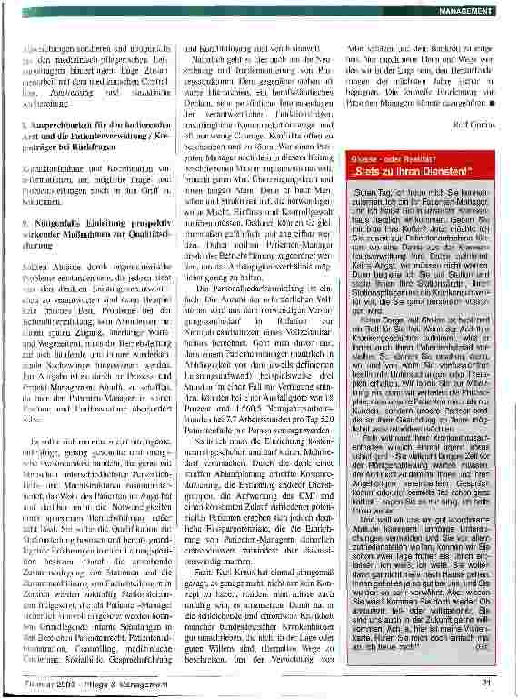 Vorschauseite 3: Begleiter und Berater Case-Manager