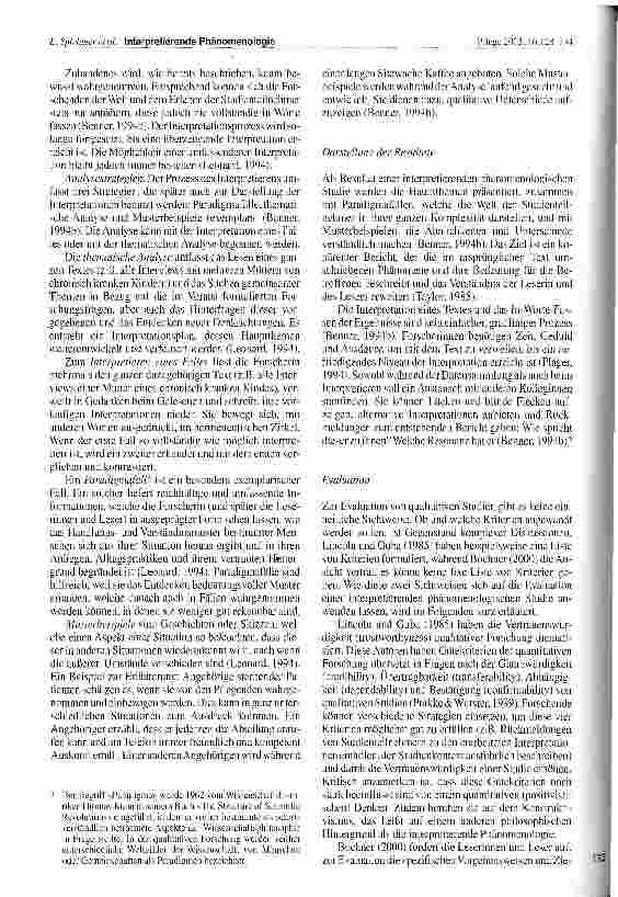 Vorschauseite 5: Interpretierende Phänomenologie: eine qualitative Forschungsmethode für die Pflege
