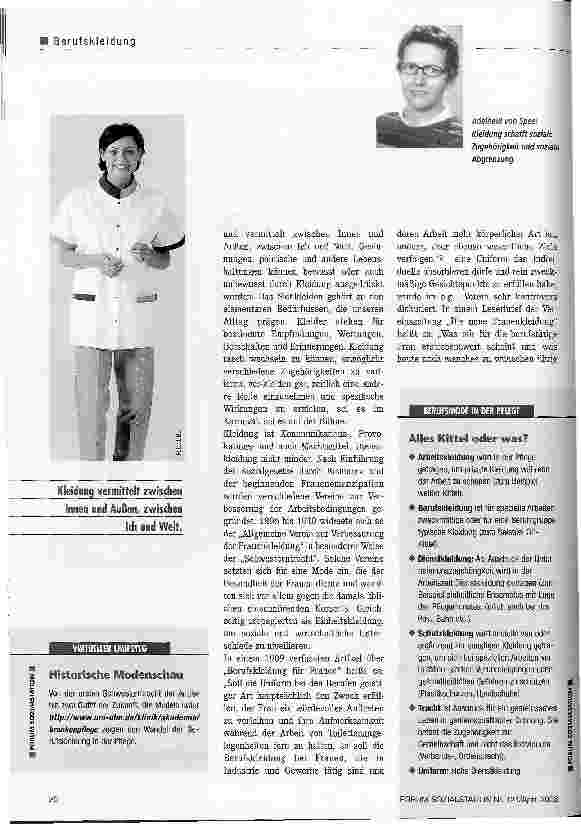 Vorschauseite 2: Im Job die zweite Haut Dienstkleidung: Signal für Kompetenz und Erfahrung