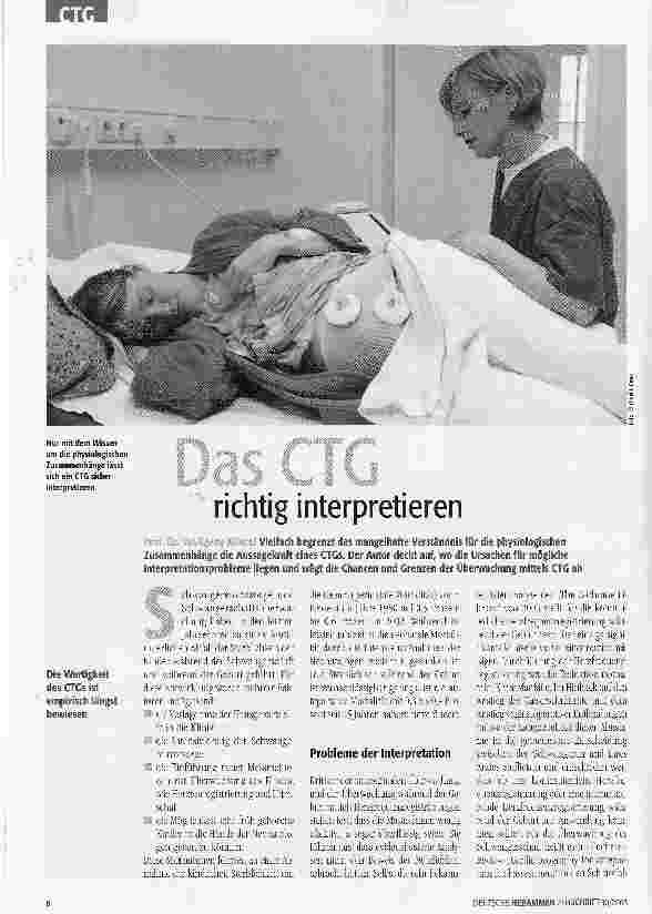 Vorschauseite 1: Das CTG richtig interpretieren