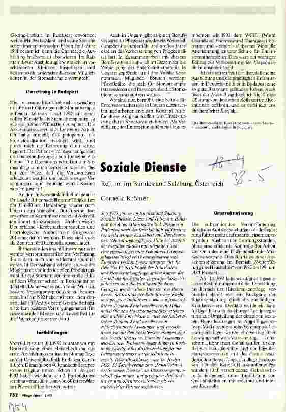 Vorschauseite 2: Stomatherapie in Ungarn