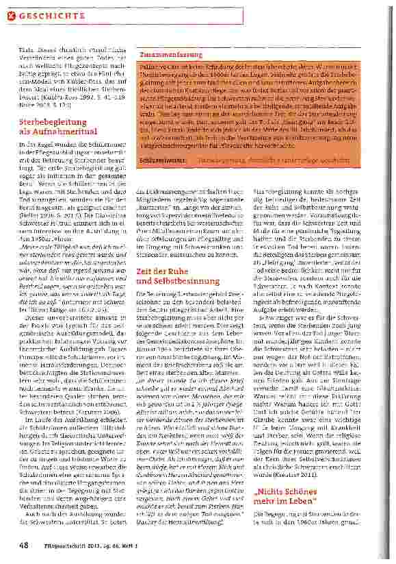 Vorschauseite 2: Bei uns starb niemand allein