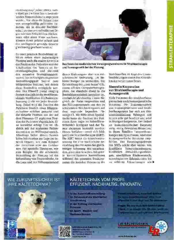 Vorschauseite 2: Hightech-Therapie mit universitärem Know-how