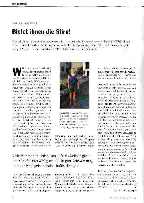 Vorschauseite 1: Bietet ihnen die Stirn!
