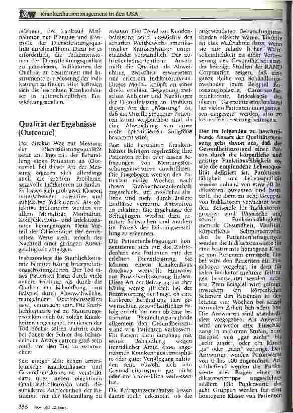 Vorschauseite 4: Krankenhausmanagement in den USA