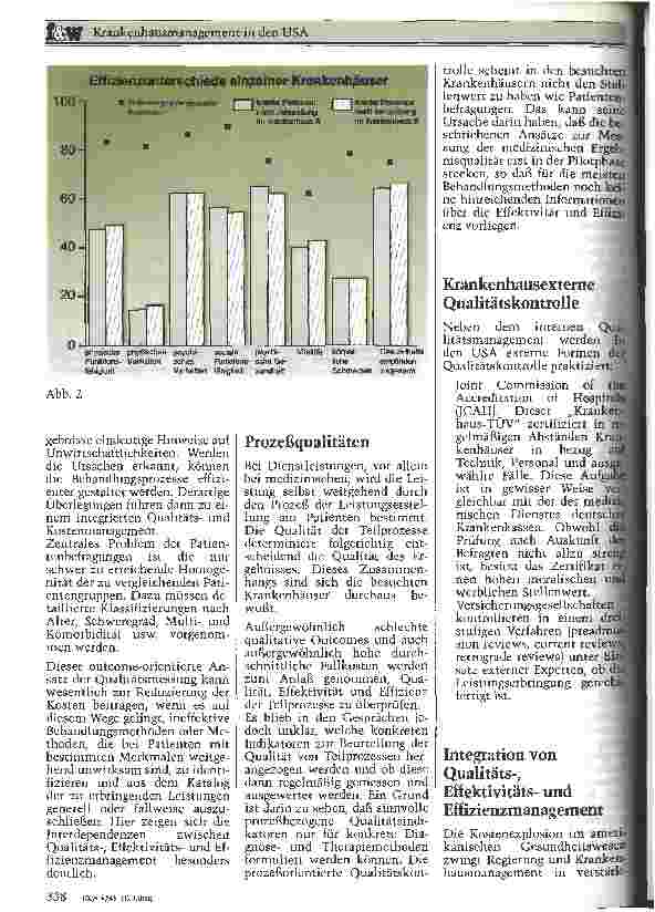 Vorschauseite 6: Krankenhausmanagement in den USA