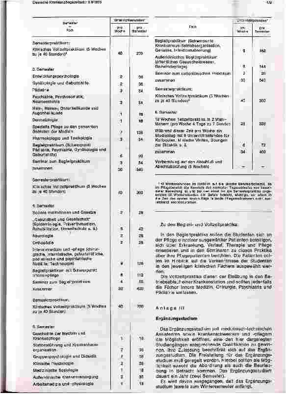 Vorschauseite 4: Ein neues Modell: Diplom Mediziner(Pflege)