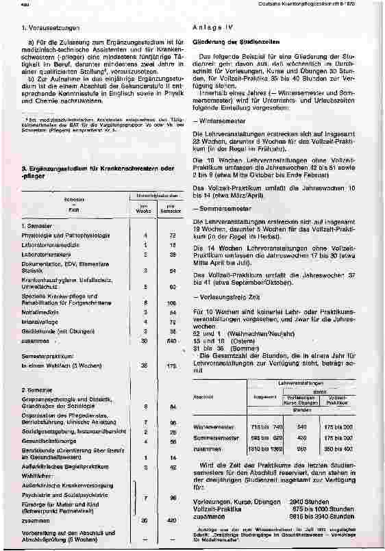 Vorschauseite 5: Ein neues Modell: Diplom Mediziner(Pflege)
