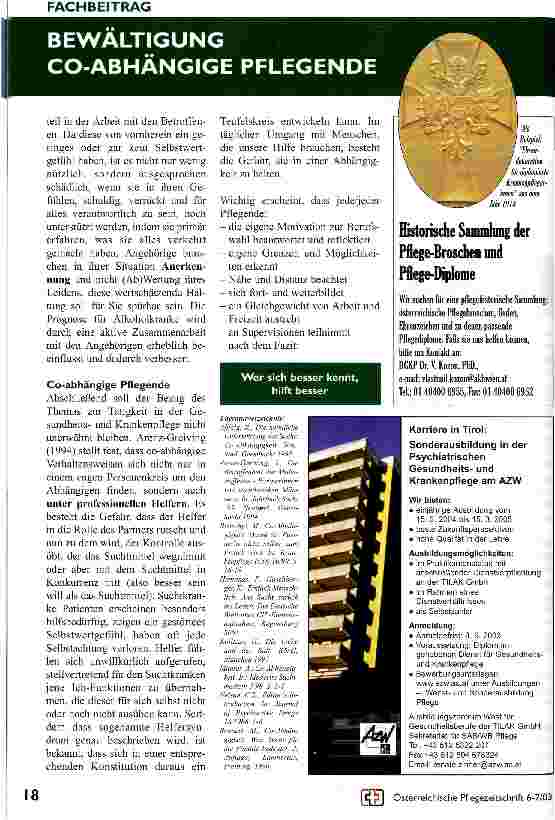 Vorschauseite 5: Die heimliche Unterstützung der Sucht: Co-Abhängigkeit