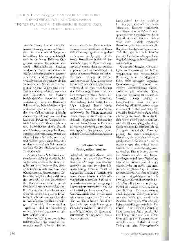 Vorschauseite 3: sich in den Patienten hineinfühlen