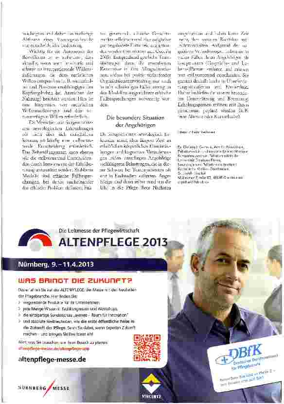 Vorschauseite 4: sich in den Patienten hineinfühlen