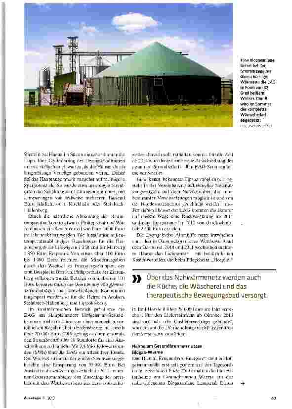 Vorschauseite 2: Optimieren und sparen: Regenerative Energien nutzen