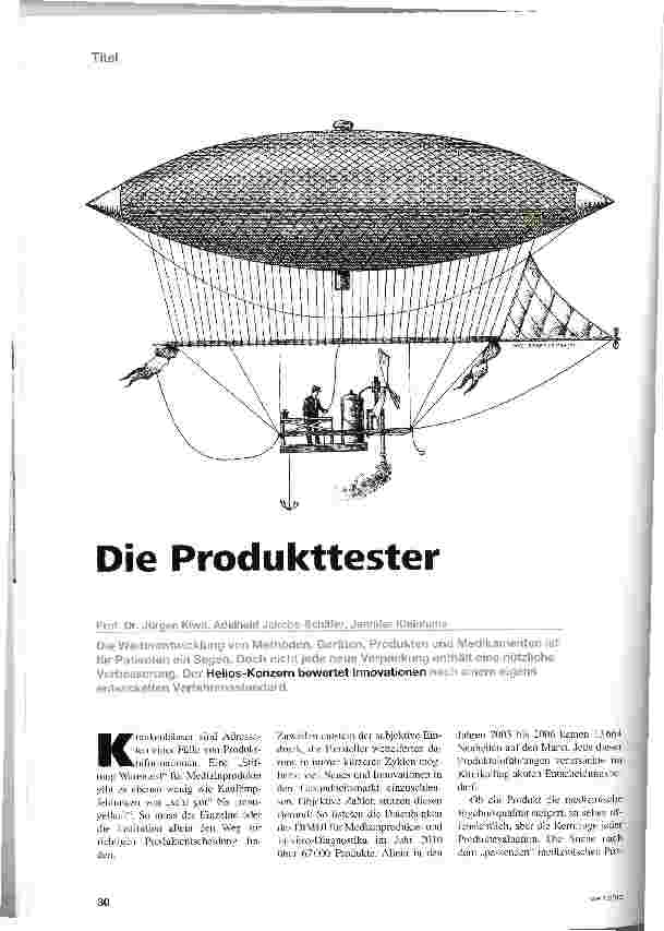 Vorschauseite 1: Die Produkttester