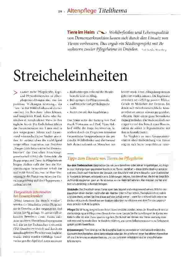 Vorschauseite 2: Streicheleinheiten