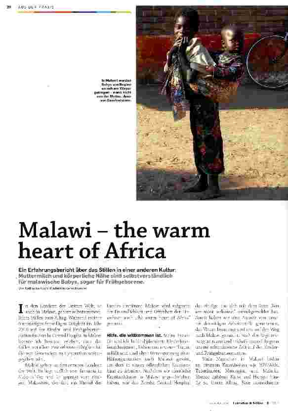 Vorschauseite 1: Malawi - the warm heart of Africa