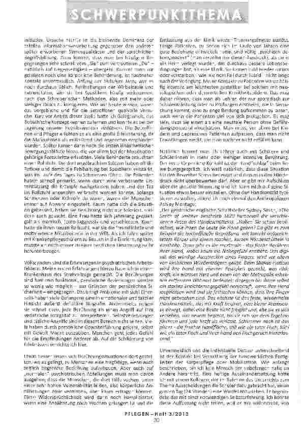 Vorschauseite 2: VERSUCH EINER BERUHRUNGBIOGRAFIE