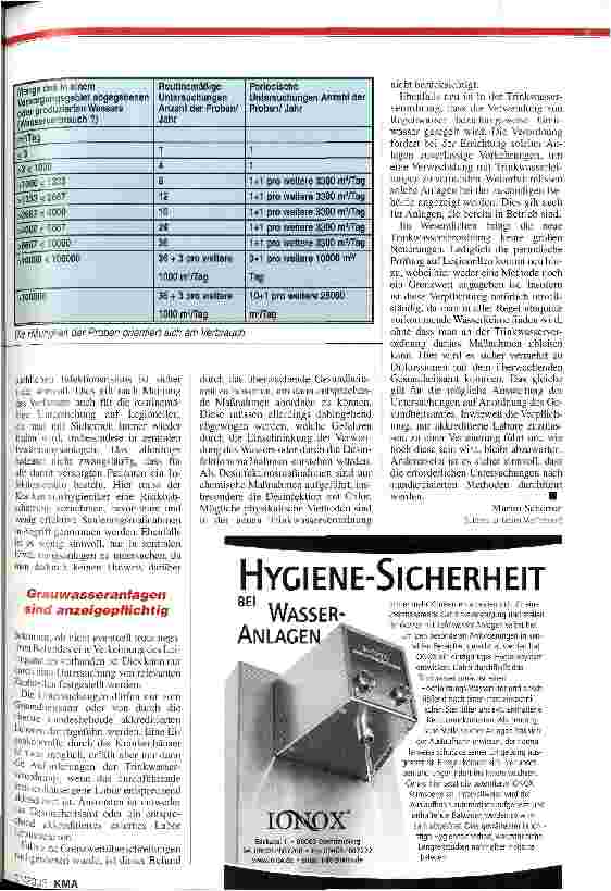Vorschauseite 2: Trinkwasserverordnung: Reines Wasser