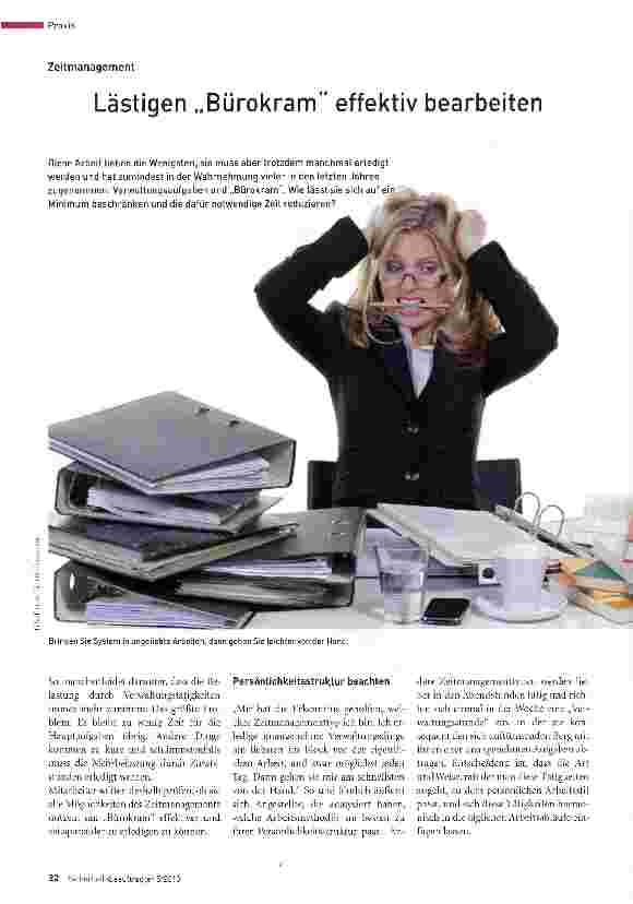 Vorschauseite 1: Lästigen „Bürokram effektiv bearbeiten