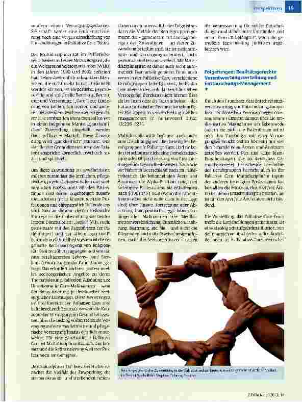 Vorschauseite 2: „Multidisziplinarität in Palliative Care aus supervisorischer Sicht