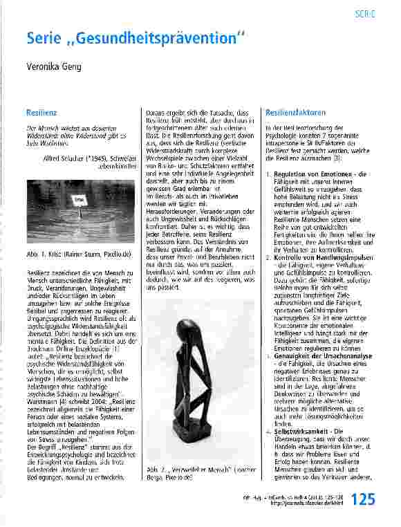 Vorschauseite 1: Serie Gesundheitsprävention