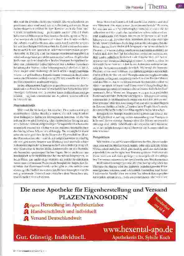 Vorschauseite 4: Forschung an der Plazentaschranke