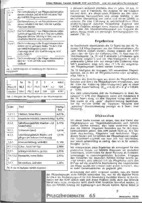 Vorschauseite 2: ICNP und NANDA - zwei sich ergänzende Terminologien?