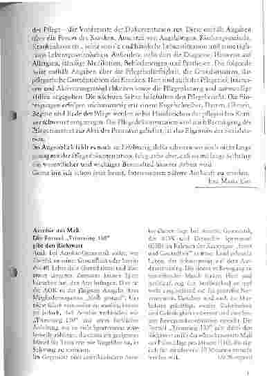 Vorschauseite 3: Pflegedokumentation auch in Sozialstationen?