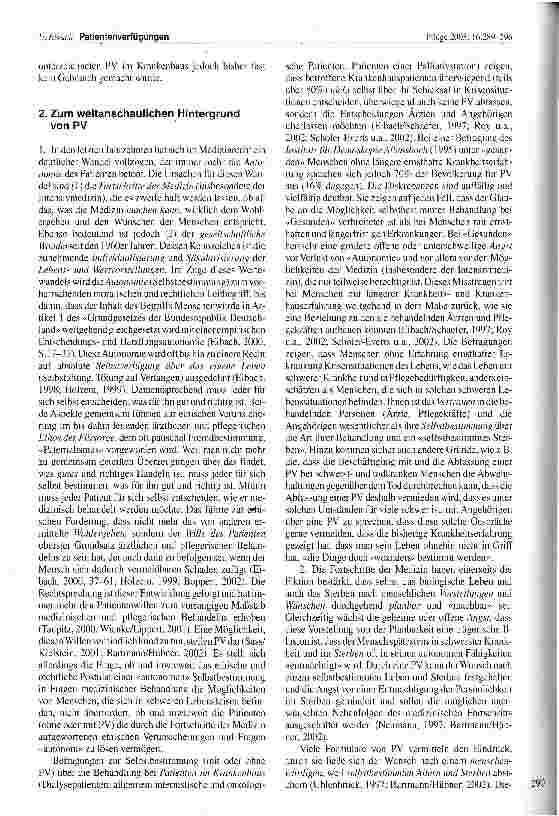 Vorschauseite 2: Patientenverfügungen (PV) - Überlegungen zum kritischen und verantwortungsbewussten Umgang