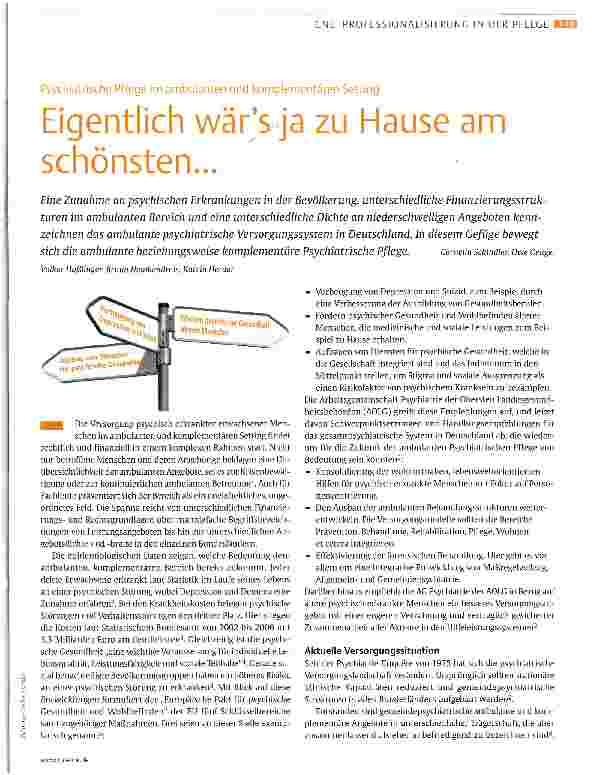 Vorschauseite 1: Eigentlich wär es ja zu Hause am schönsten. ..