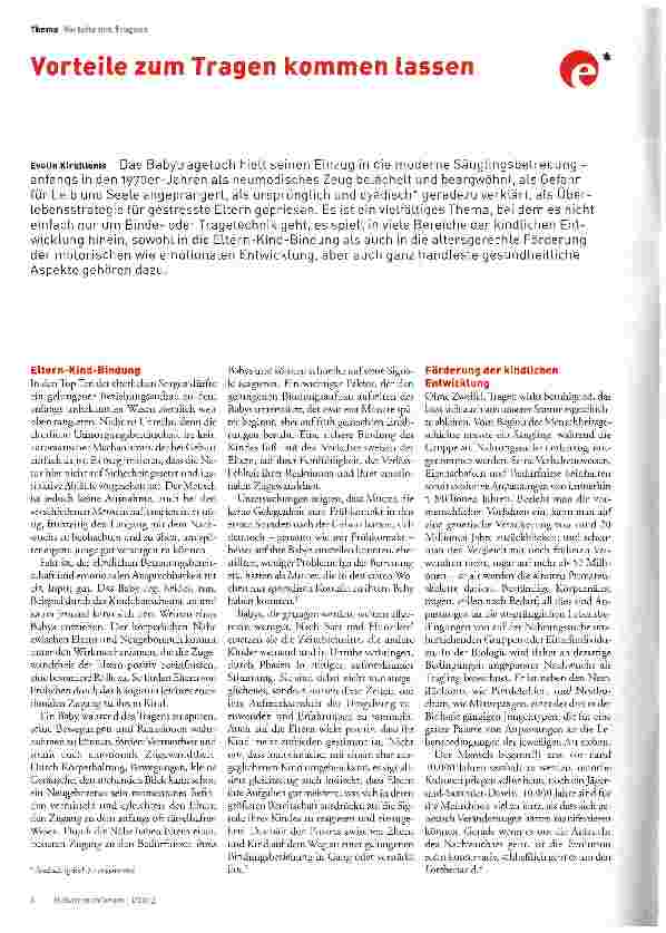 Vorschauseite 1: Vorteile zum Tragen kommen lassen