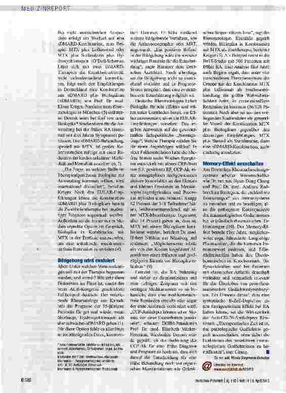 Vorschauseite 2: Wie früh therapieren und womit?