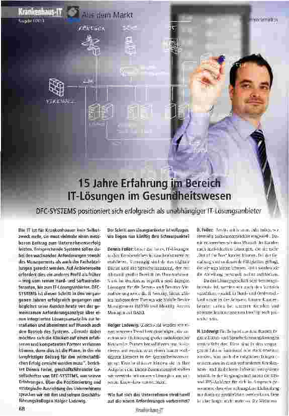 Vorschauseite 1: 15 Jahre Erfahrung im Bereich IT-Lösungen im Gesundheitswesen