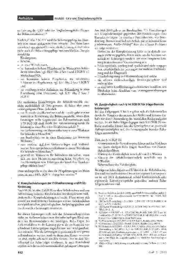 Vorschauseite 2: Medizinische Versorgung auf der Schnittstelle zwischen GKV und Eingliederungshilfe