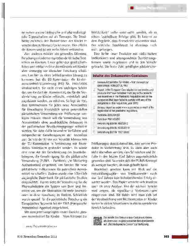 Vorschauseite 2: Mehr Sicherheit für große und kleine Patienten