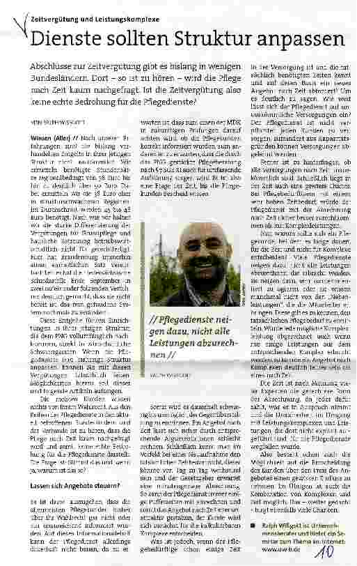 Vorschauseite 1: Dienste sollten Struktur anpassen