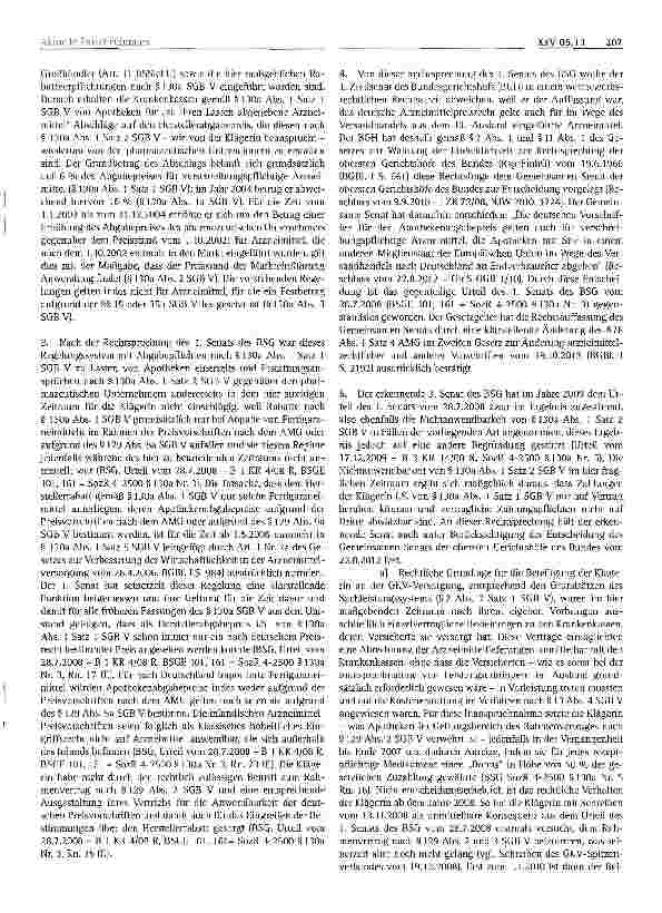 Vorschauseite 3: Krankenversicherungsrecht Versandapotheke mit Sitz in einem anderen Mitgliedstaat der Europäischen Union - kein Anspruch auf Erstattung des sog. Hers teil errabatts bei Einzelvert…