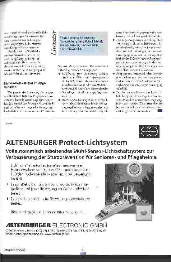 Vorschauseite 3: Heime brauchen zukunftsfähige Strategien